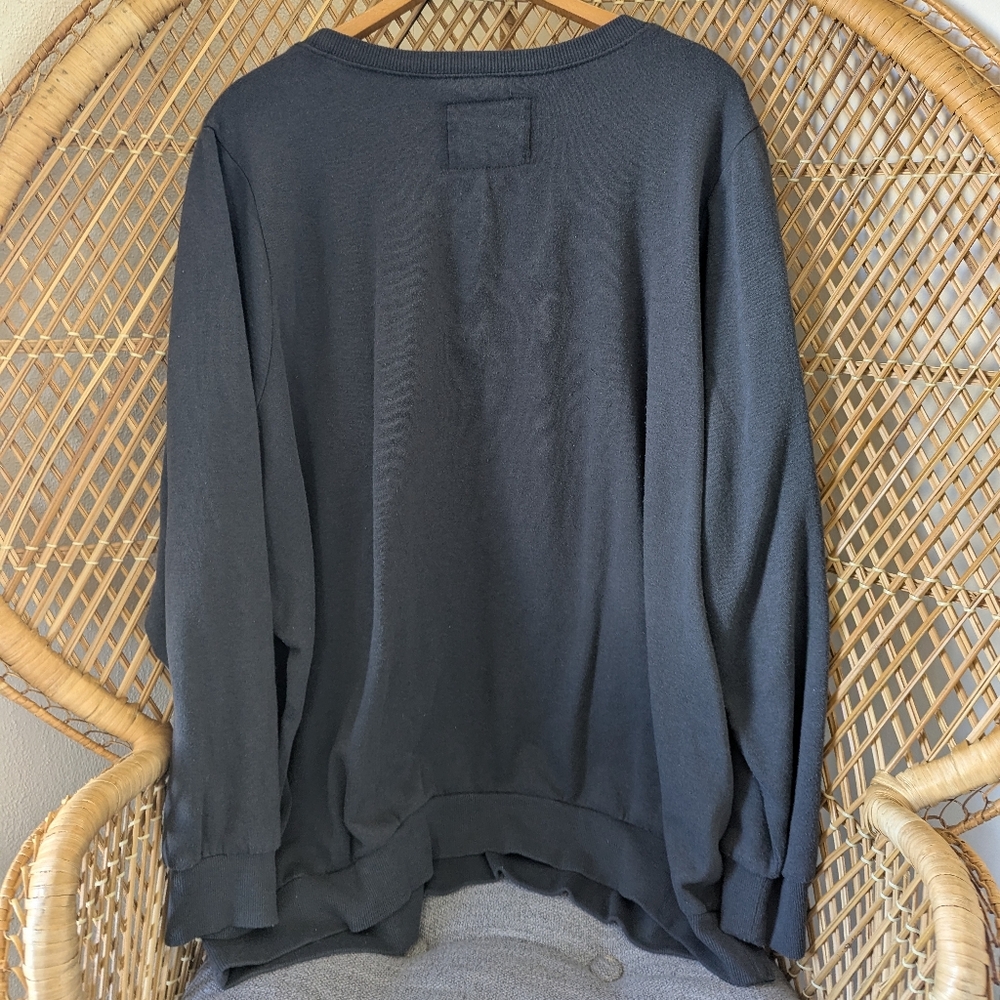 Torrid Wednesday Addams Solitude Suits Me Pullover Sweatshirt - Picture 3 of 3